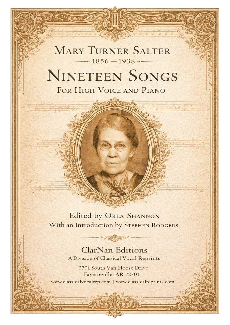 Turner Salter: 19 Songs for High Voice and Piano