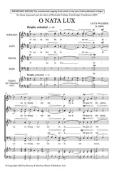 L. Walker: O nata lux