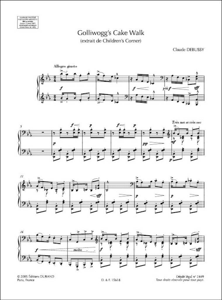 Debussy: Golliwogg's Cake Walk