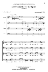 Every Time I Feel the Spirit (arr. for SATB choir)