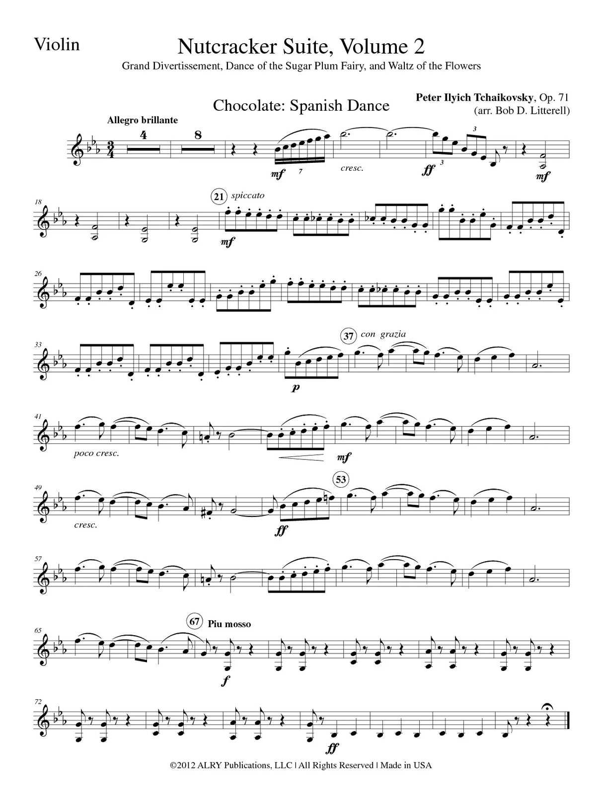 Tchaikovsky: The Nutcracker - Volume 2 (arr. for harp quintet)