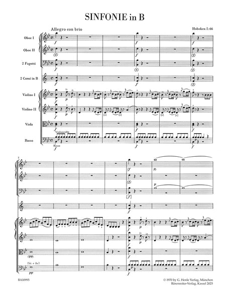 Haydn: Symphony in B-flat Major, Hob. I:66