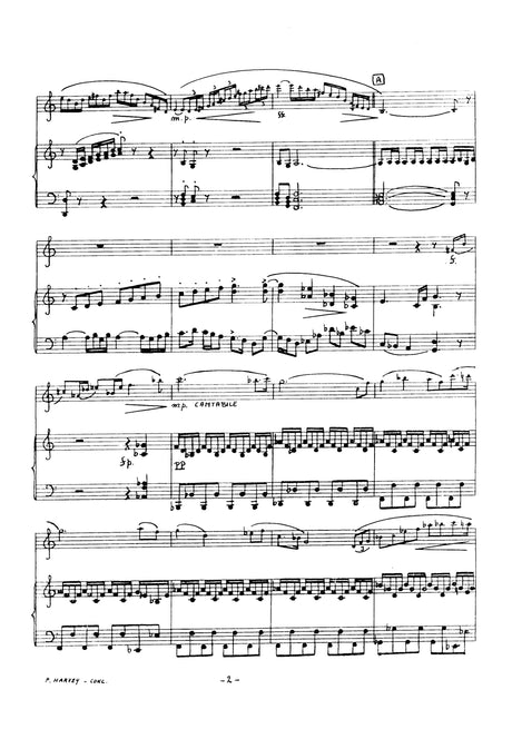 Harvey: Concertino for Soprano Sax & Piano