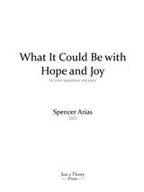 Arias: What It Could Be with Hope and Joy