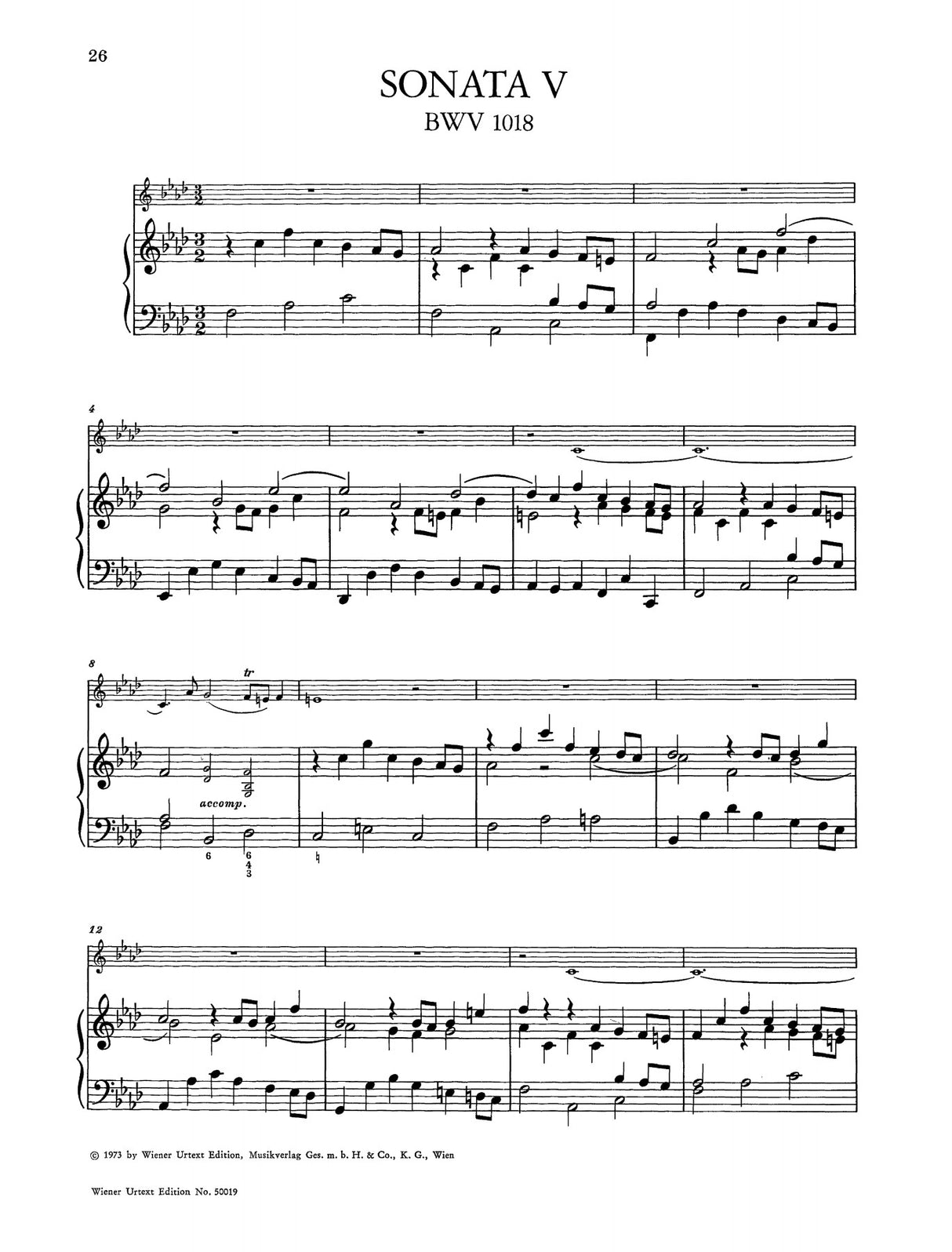 Bach: Violin Sonatas Nos. 4-6 BWV 1017-1019