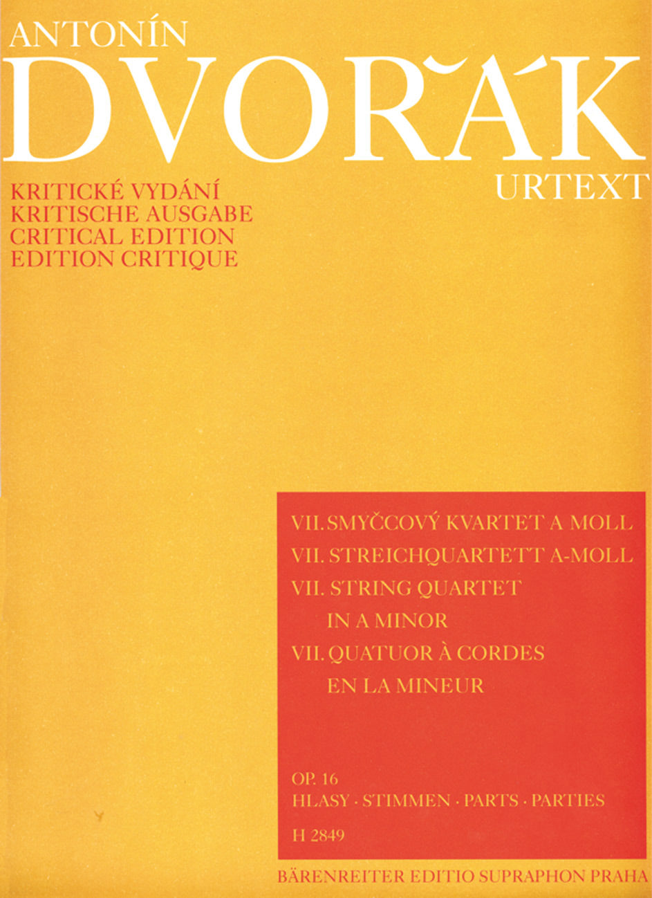 Dvořák: String Quartet No. 7 in A Minor, Op. 16
