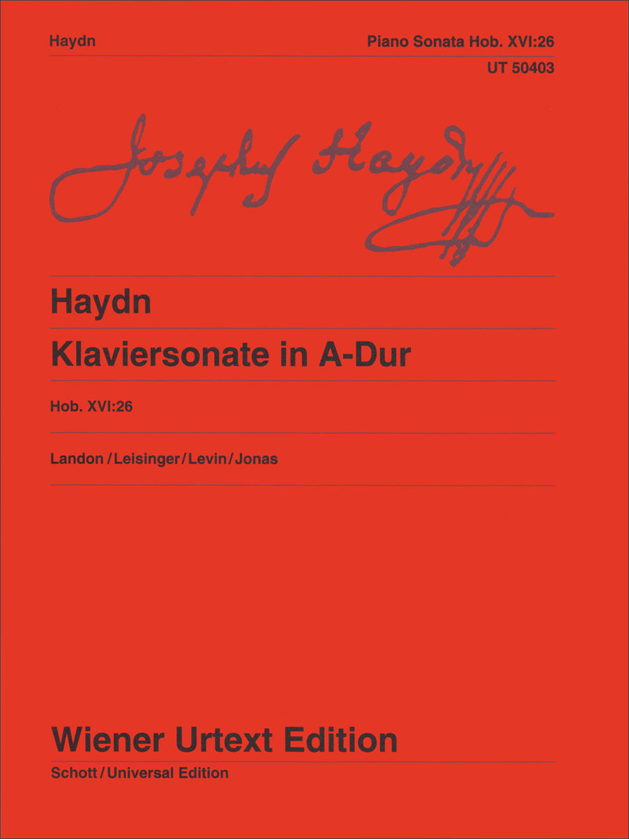 Haydn: Piano Sonata in A Major, Hob. XVI:26 – Ficks Music