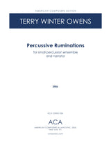 T.W. Owens: Percussive Ruminations