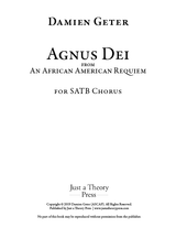 Geter: Agnus Dei from "An African American Requiem"