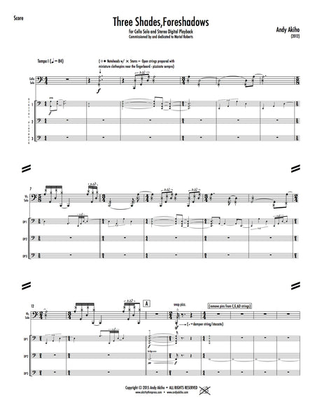 Akiho: Three Shades, Foreshadows