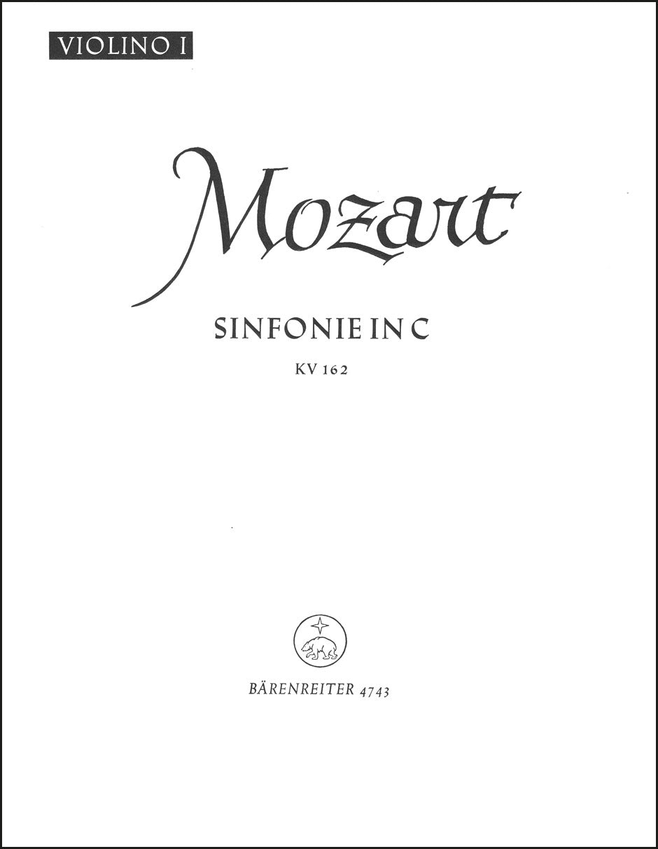 Mozart: Symphony No. 22 in C Major, K. 162