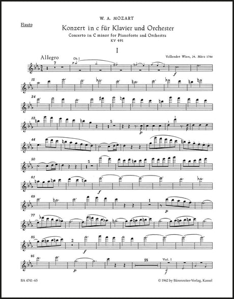 Mozart: Piano Concerto No. 24 in C Minor, K. 491