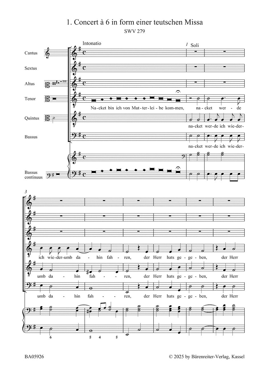 Schütz: Musikalische Exequien
