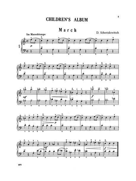 Shostakovich: Children's Album, Op. 69