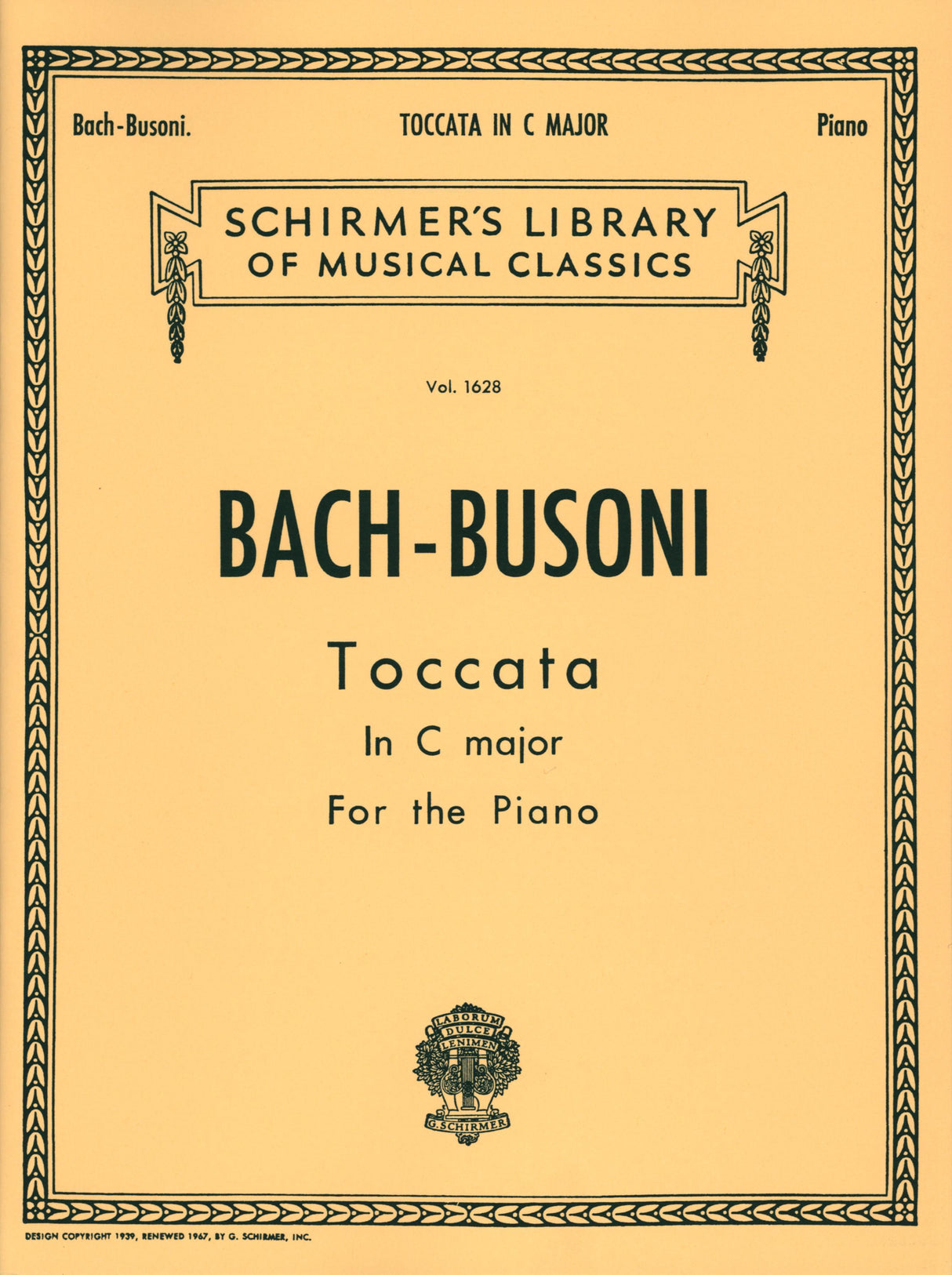 Bach-Busoni: Toccata in C Major