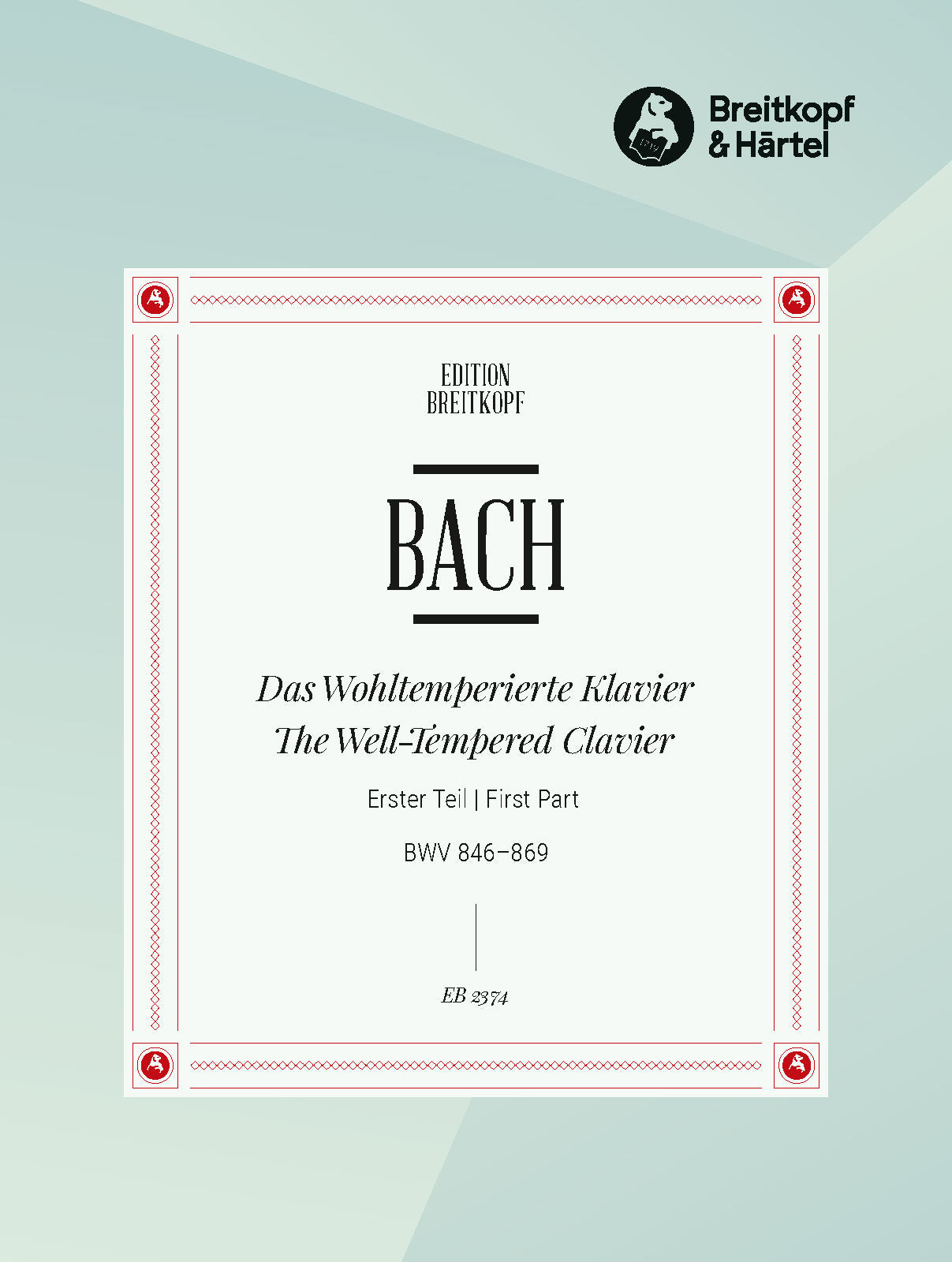 Bach: The Well-Tempered Clavier - Book 1, BWV 846-869 – Ficks Music