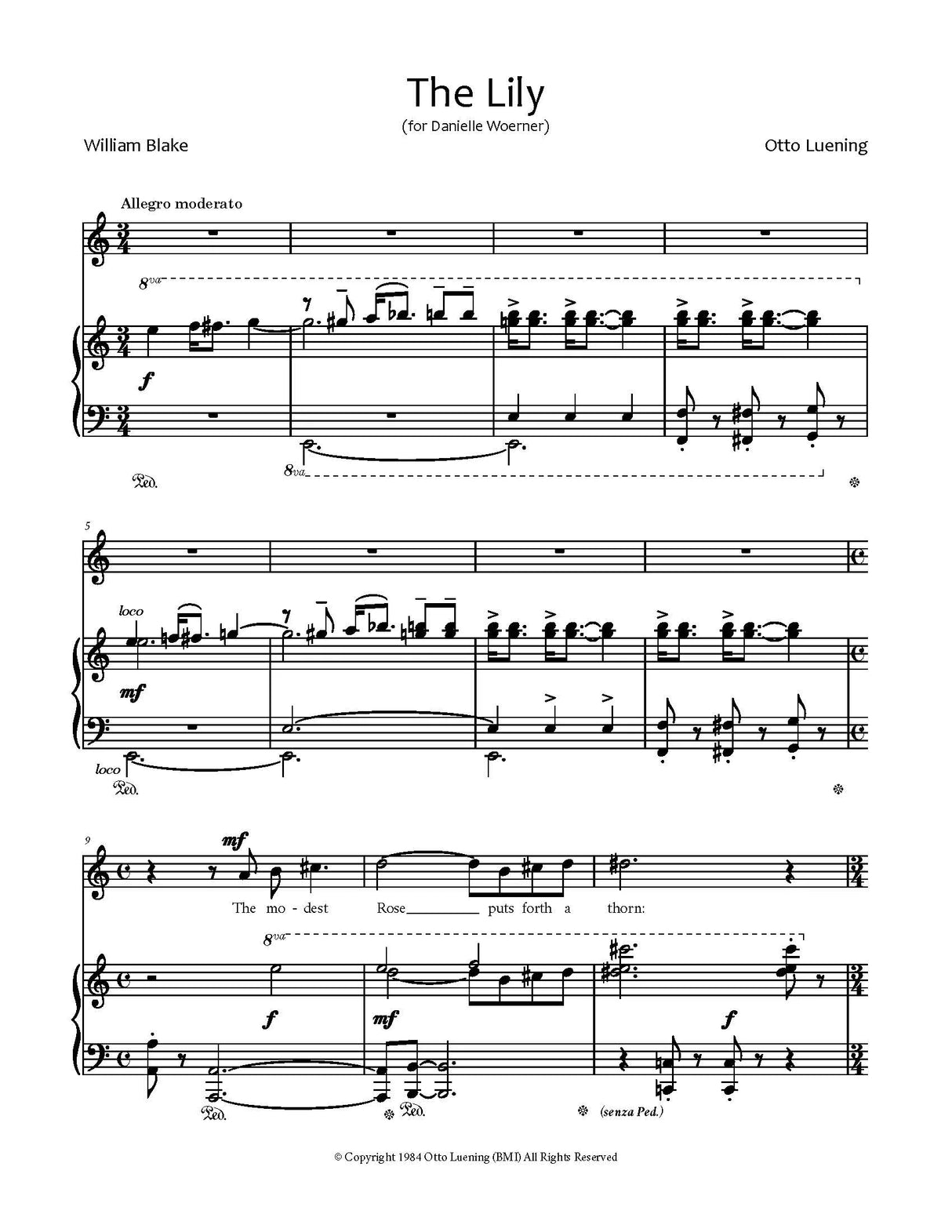 Luening: The Lily