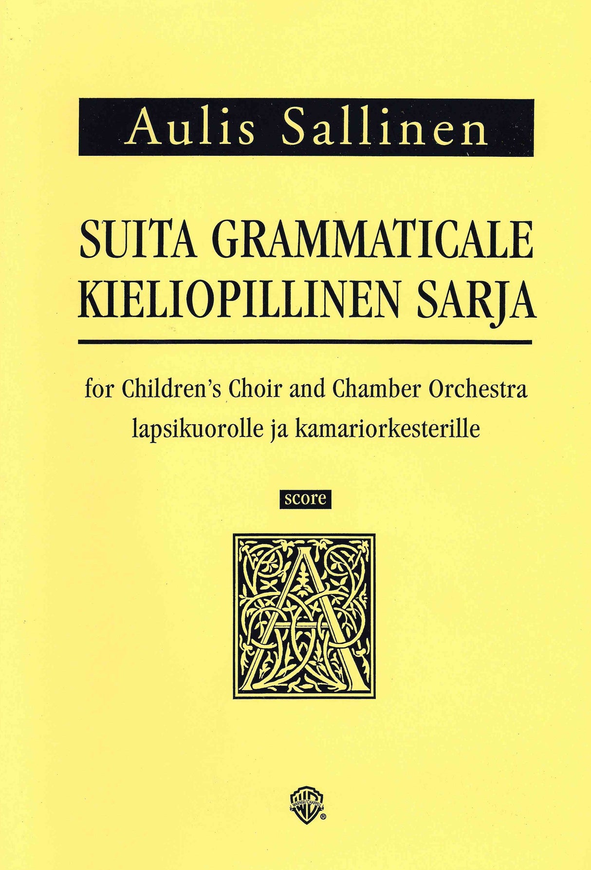 Sallinen: Suite Grammaticale, Op. 28