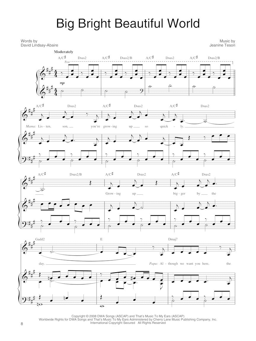 Shrek the Musical - Vocal Selections