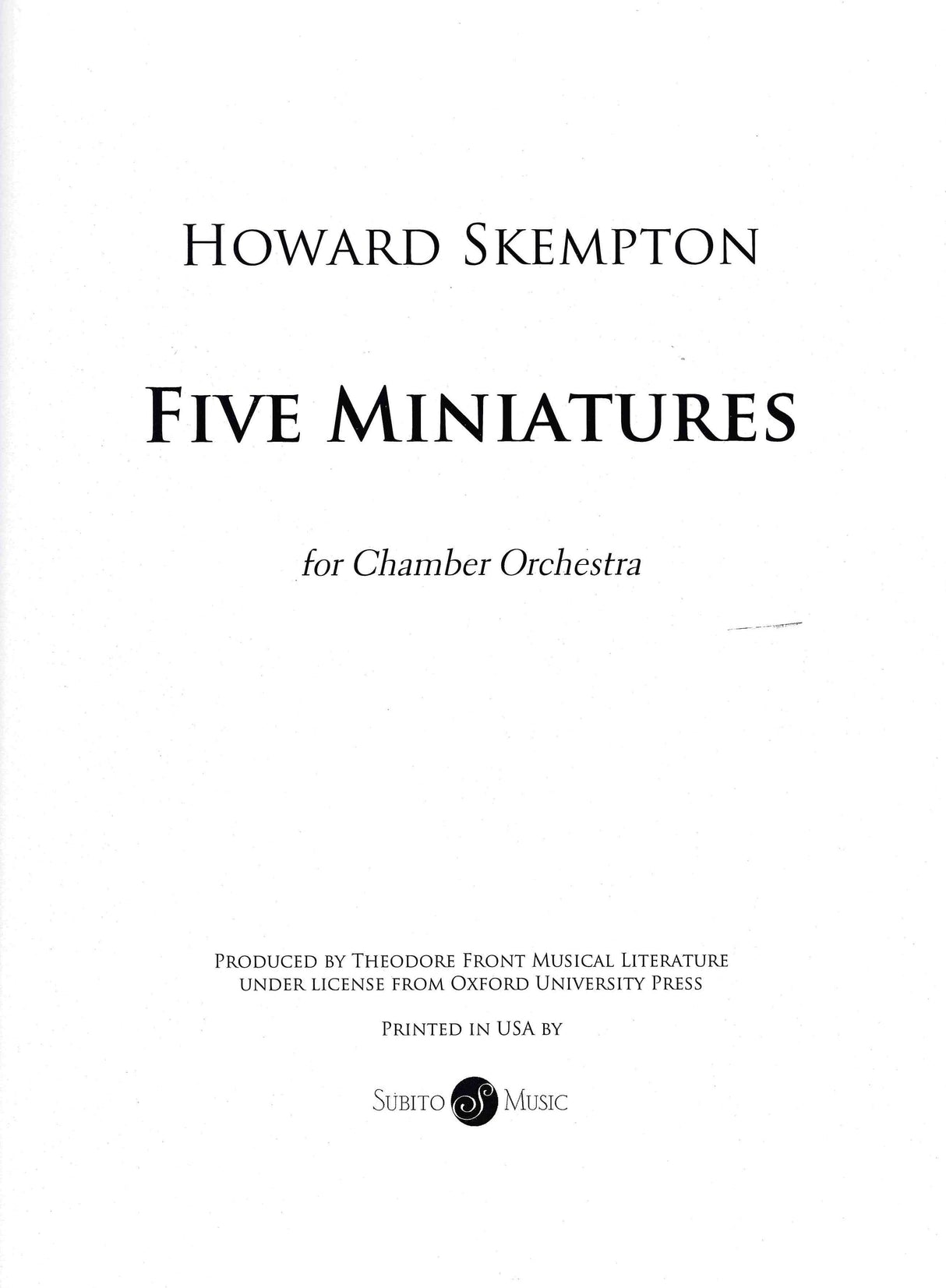 Skempton: Five Miniatures