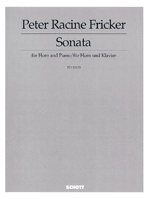 Fricker: Horn Sonata