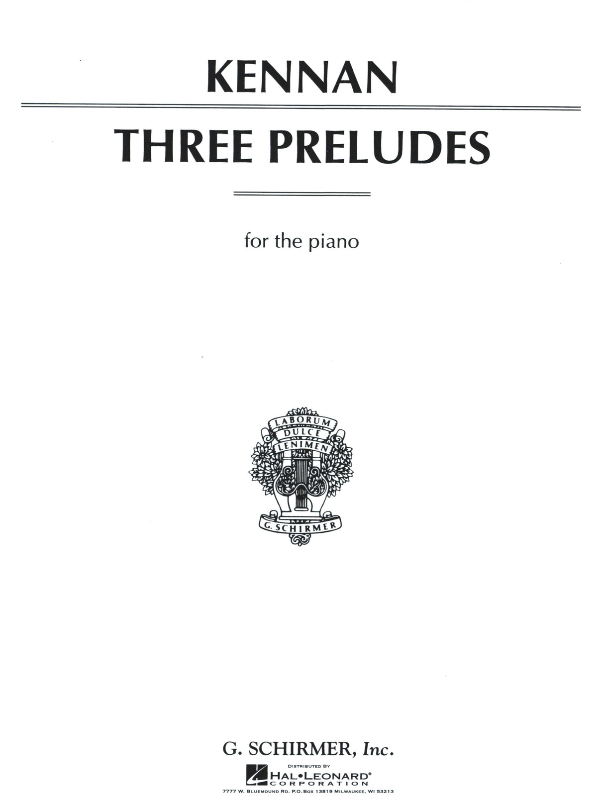 Kennan: 3 Preludes