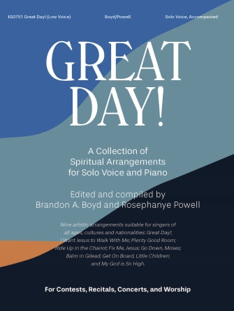 Great Day: A Collection of Solo Spiritual Arrangements