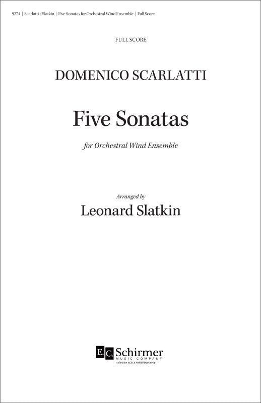 Scarlatti: 5 Sonatas (arr. for wind ensemble)