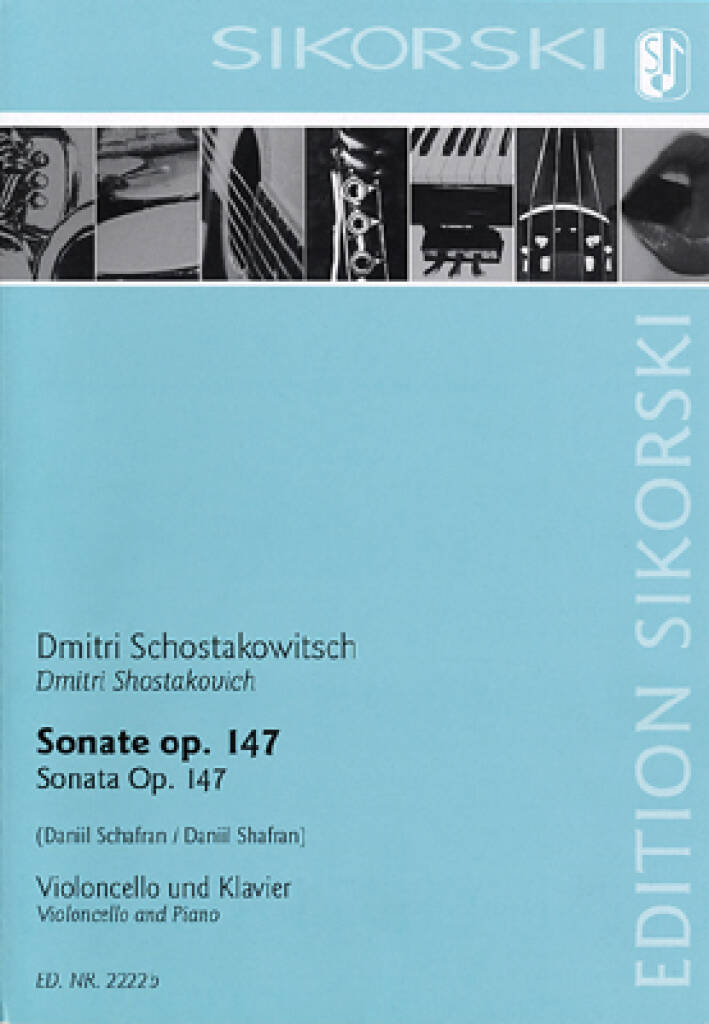 Shostakovich: Sonata, Op. 147 (arr. for cello)