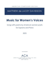 Davidson: Music for Women's Voices