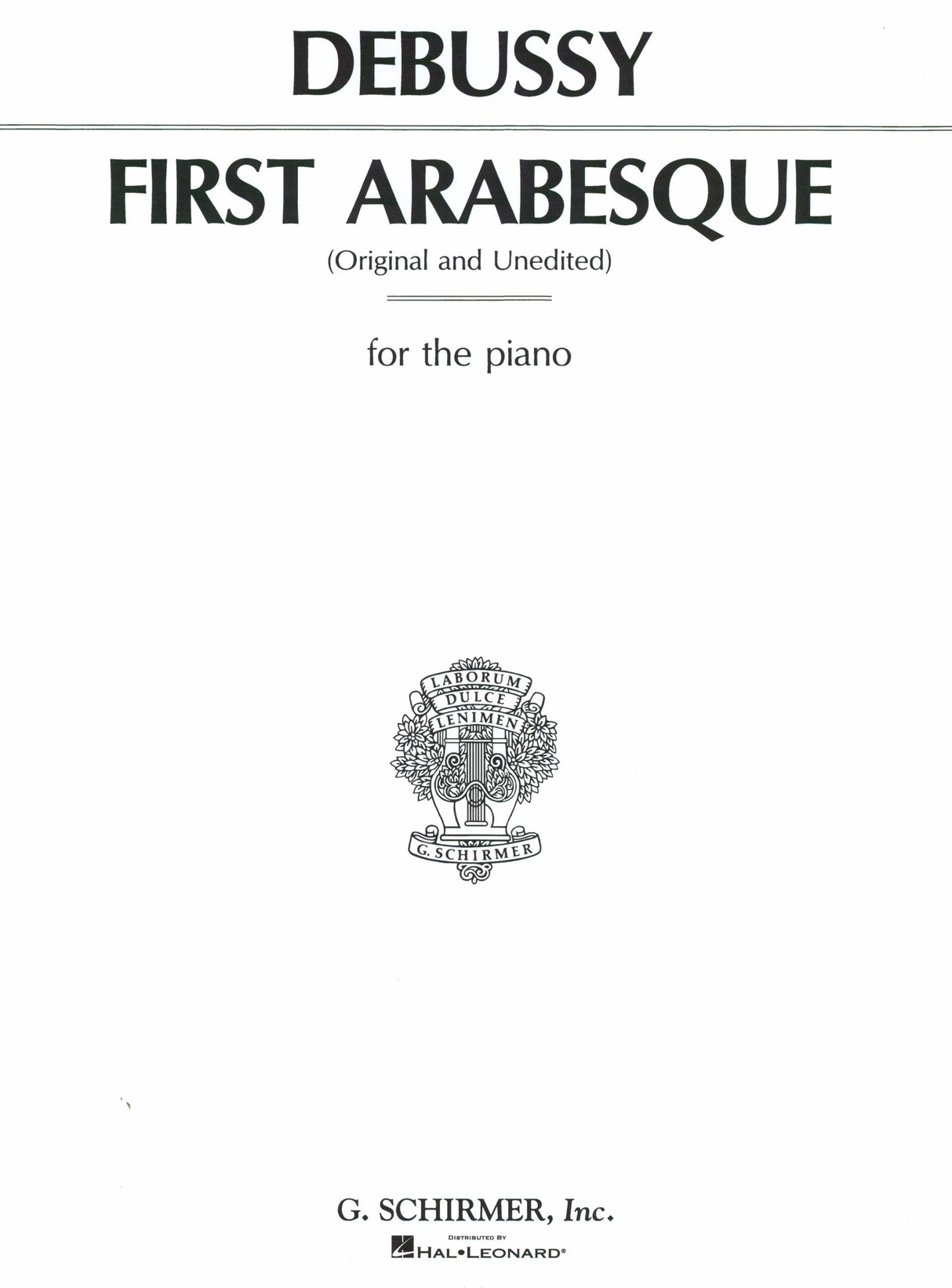 Debussy: Arabesque No. 1
