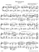 Brahms: 3 Intermezzi, Op. 117