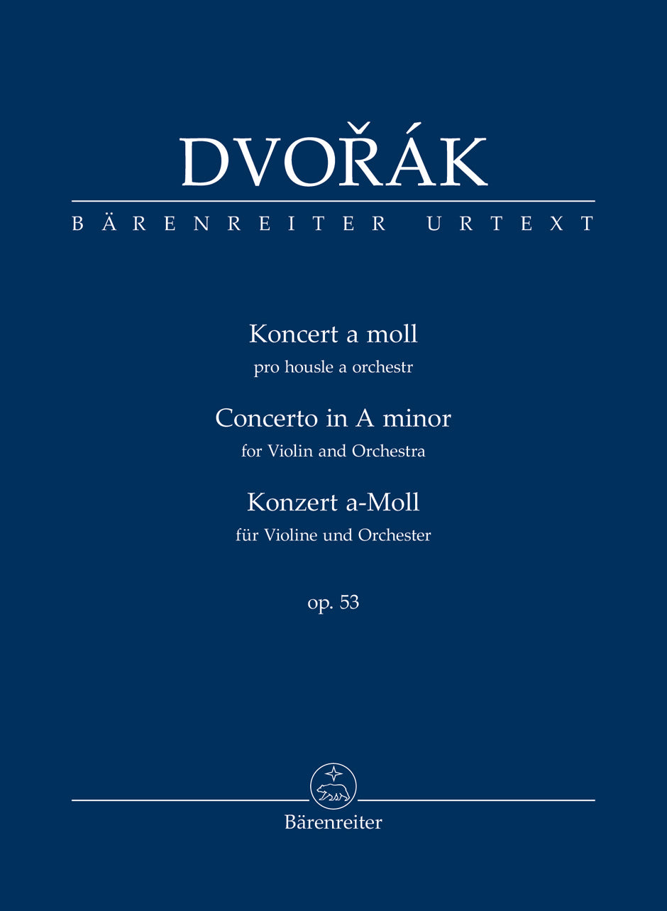 Dvořák: Violin Concerto in A Minor, Op. 53 – Ficks Music