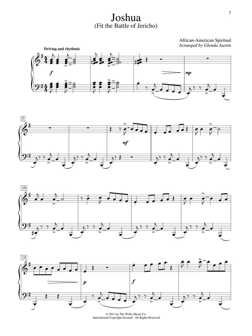 Solos for the Sanctuary: Spirituals