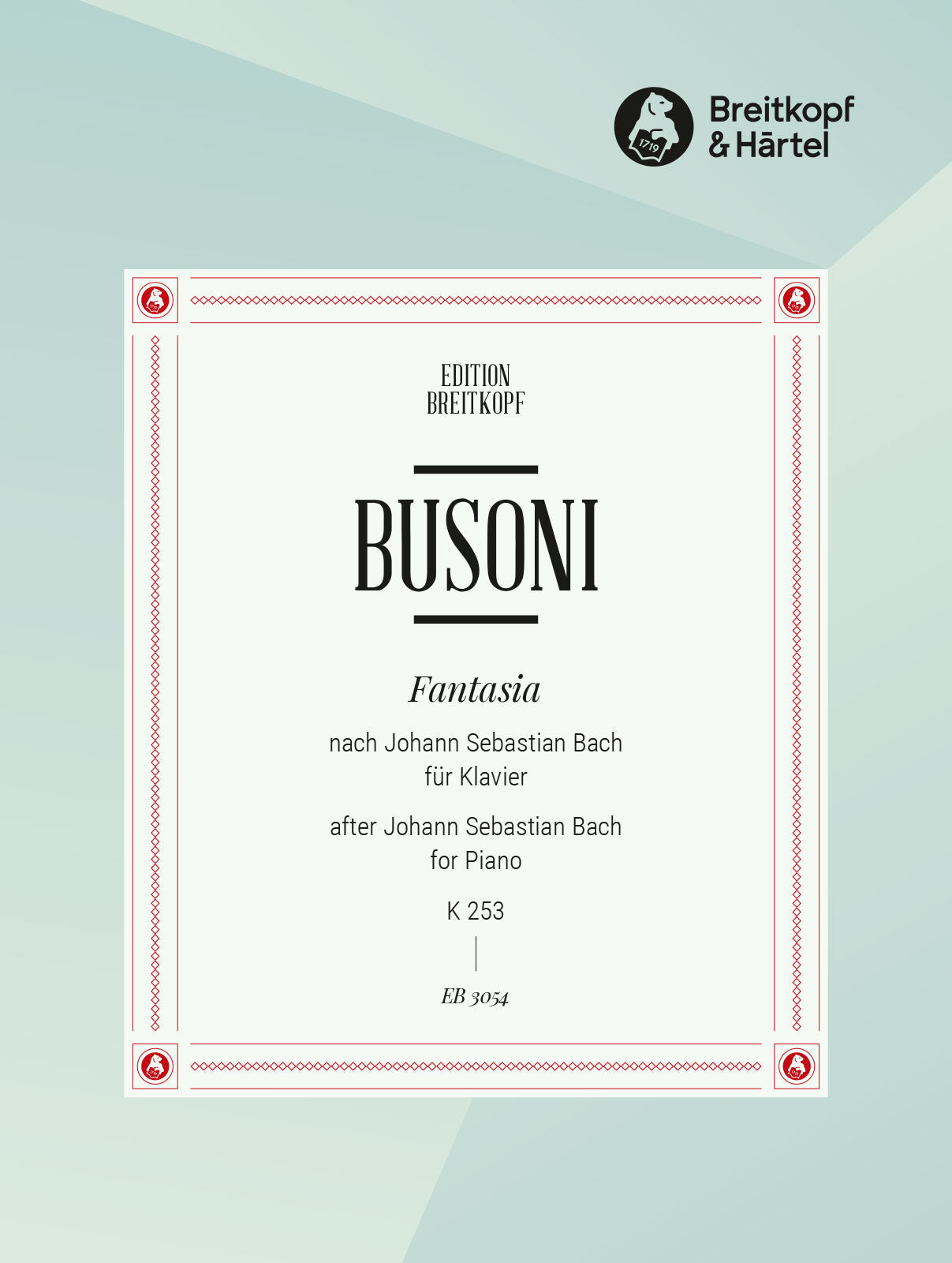 Busoni: Fantasia after J.S. Bach, K. 253