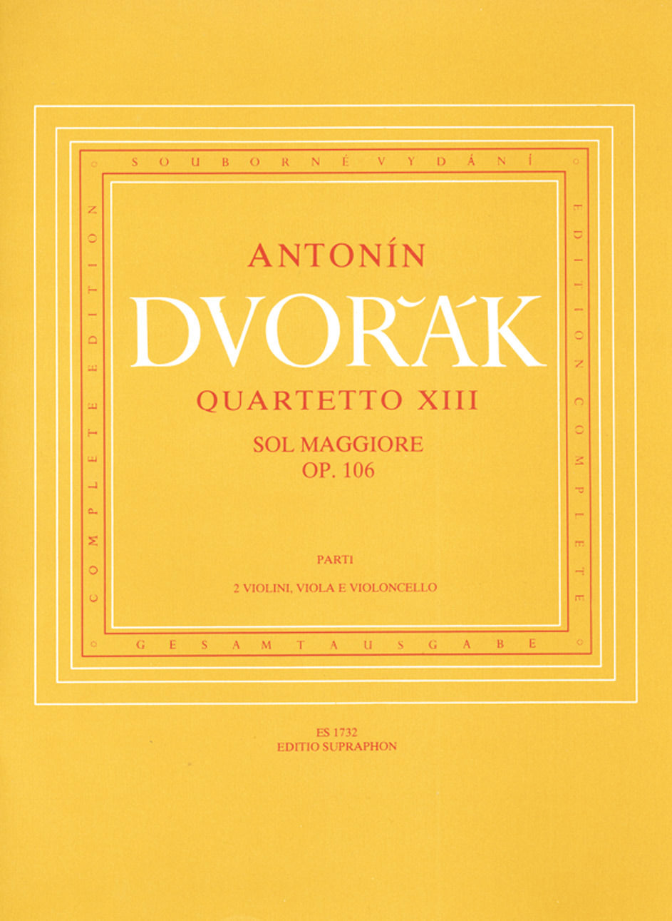Dvořák: String Quartet No. 13 in G Major, Op. 106 – Ficks Music