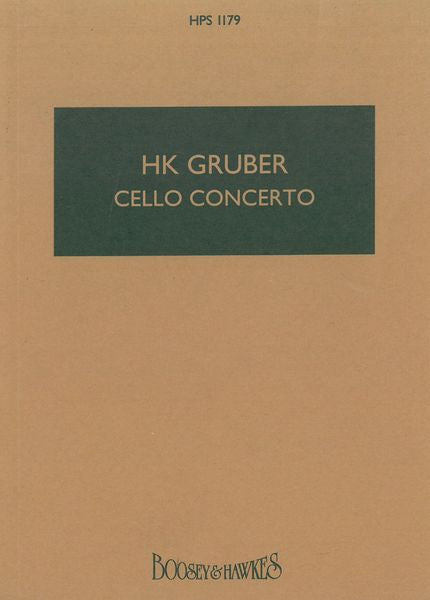 H.K. Gruber: Cello Concerto