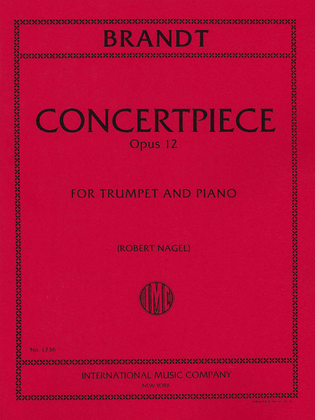 Brandt: Concert Piece No. 2, Op. 12