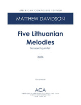 Davidson: 5 Lithuanian Melodies