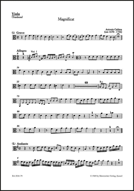 Caldara: Magnificat in C Major