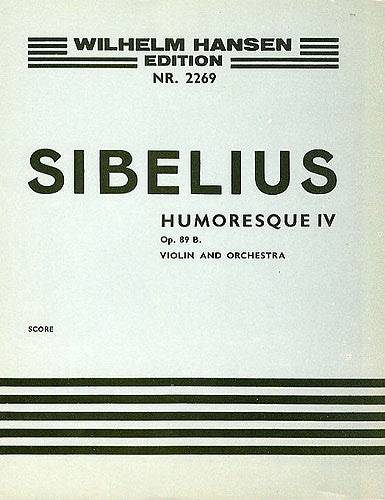 Sibelius: Humoresque No. 4, Op. 89b