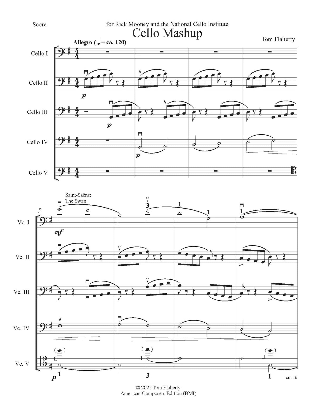 Flaherty: Cello Mashup