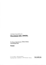 Piazzolla: Milonga del angel (arr. for piano, bandoneon, violin, guitar and double bass)