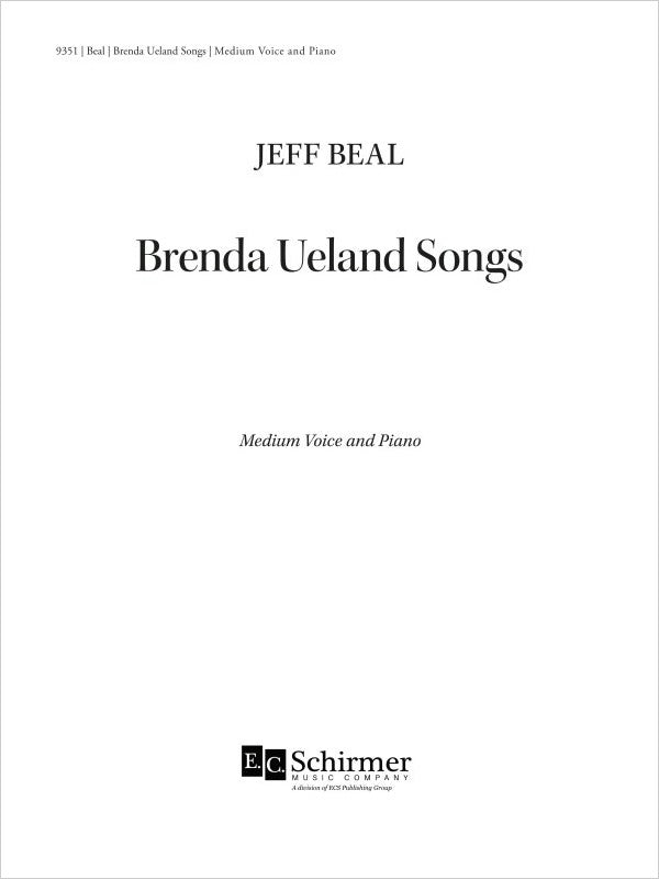 Beal: Brenda Ueland Songs
