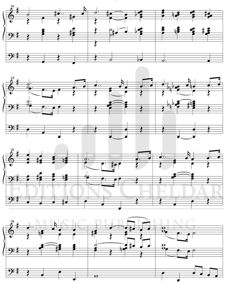 Bédard: Fantaisie sur "O Canada"