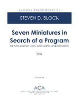 Block: 7 Miniatures in Search of a Program
