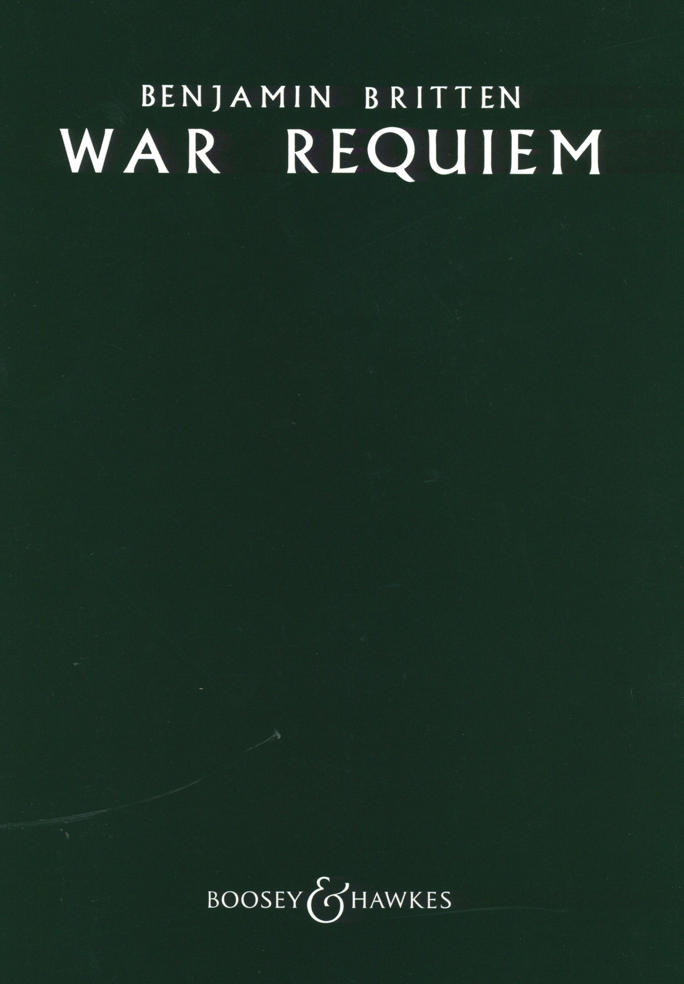 Britten: War Requiem, Op. 66 – Ficks Music