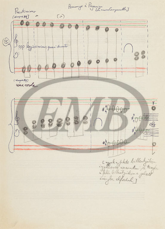 Kurtág: Zoli Kocsis's Manuscript Book