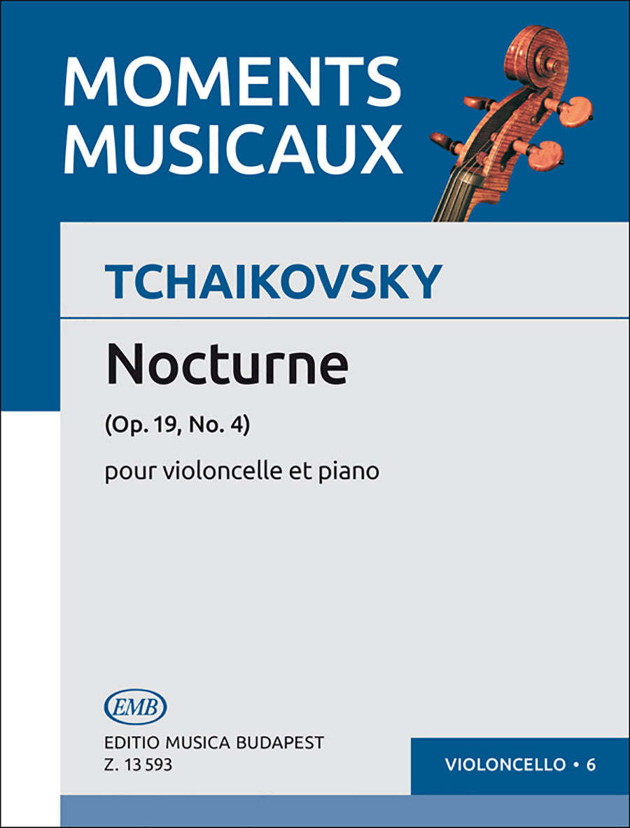 Tchaikovsky: Nocturne, Op. 19, No. 4 (arr. for cello & piano)