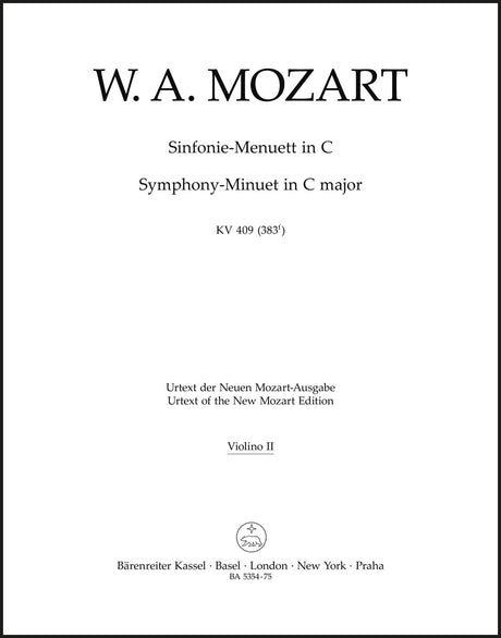 Mozart: Symphony in C Major, K. 409